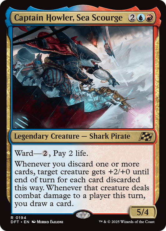 Captain Howler, Sea Scourge (DFT-194) (Foil)
