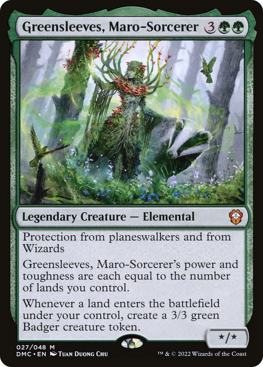 Greensleeves, Maro-Sorcerer (DMC-027) (Foil)