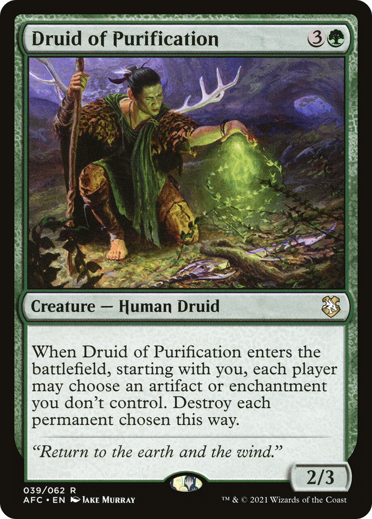 Druid of Purification (AFC-039)