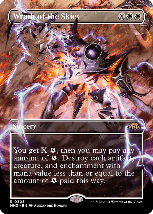 Wrath of the Skies (MH3-325) (Borderless) (Foil)