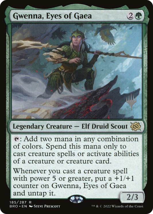Gwenna, Eyes of Gaea (PPBRO-185P) (Foil)