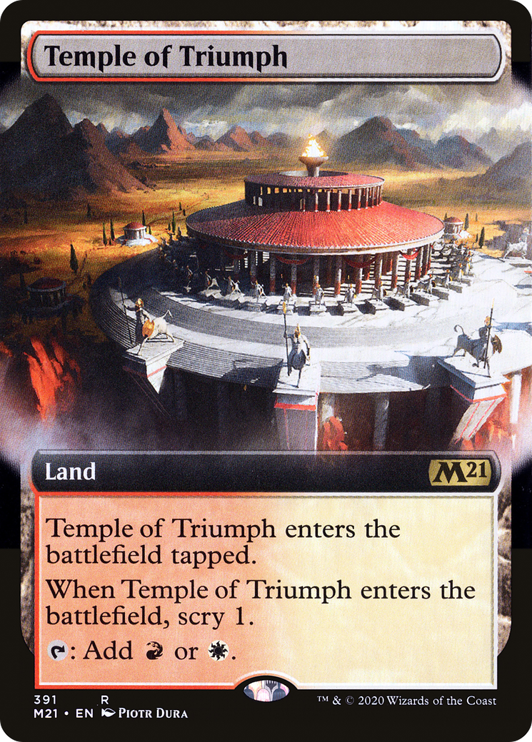 Temple of Triumph (M21-391) (Extended Art) (Foil)