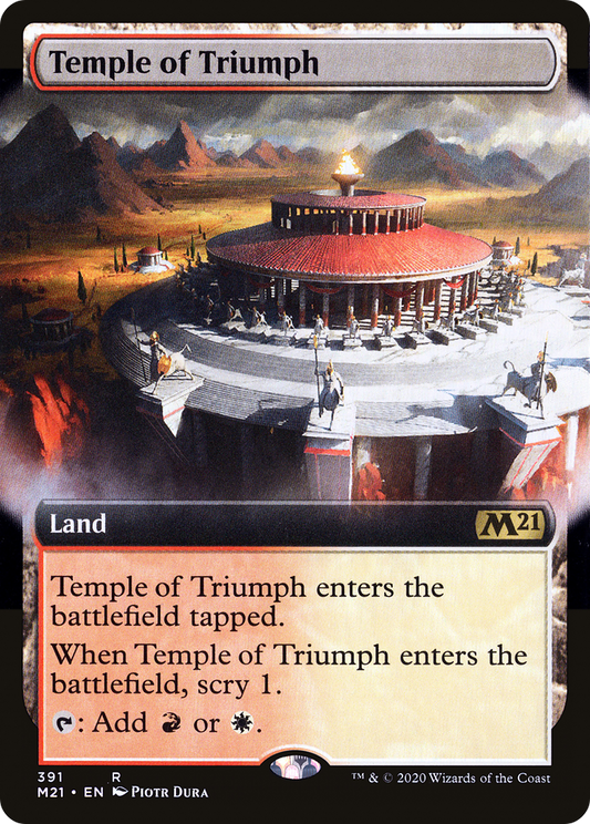 Temple of Triumph (M21-391) (Extended Art) (Foil)