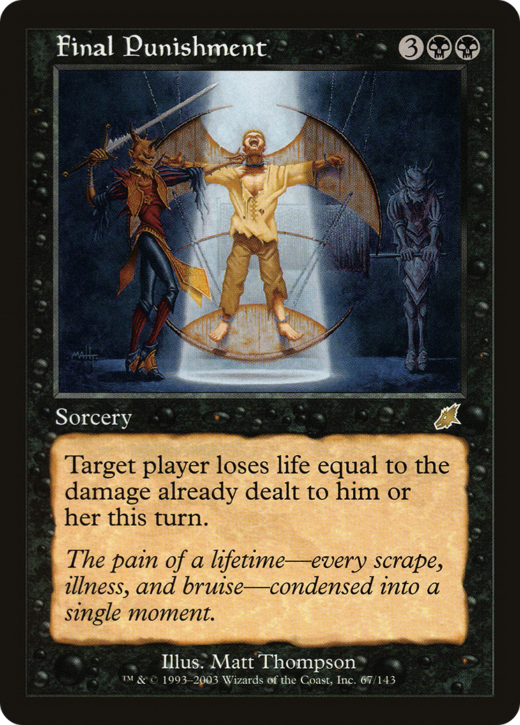 Final Punishment (SCG-067) (Foil)
