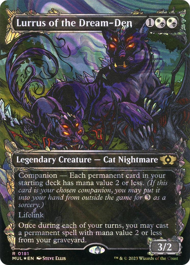 Lurrus of the Dream-Den (MUL-181) (Showcase) (Borderless) (Halo Foil)
