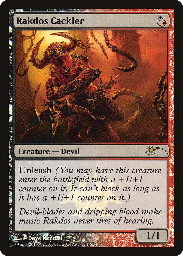 Rakdos Cackler (FNM-007) (Foil)