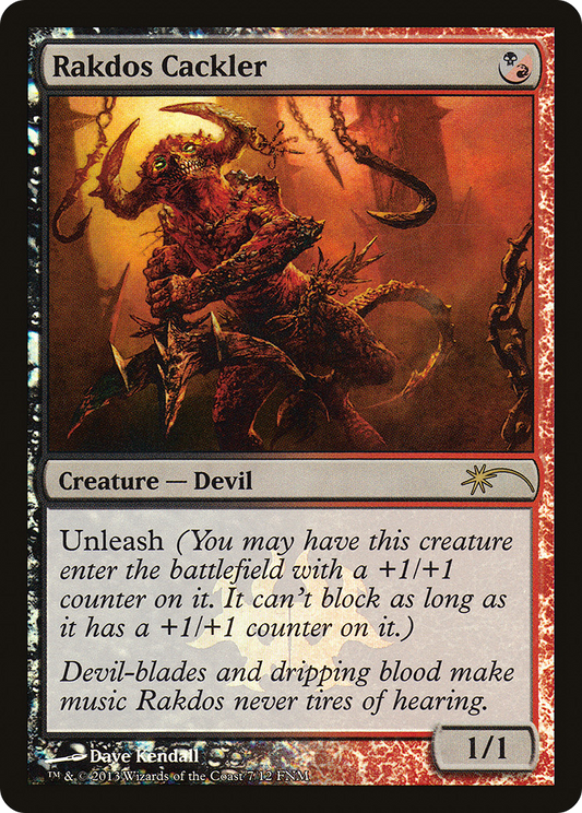 Rakdos Cackler (FNM-007) (Foil)