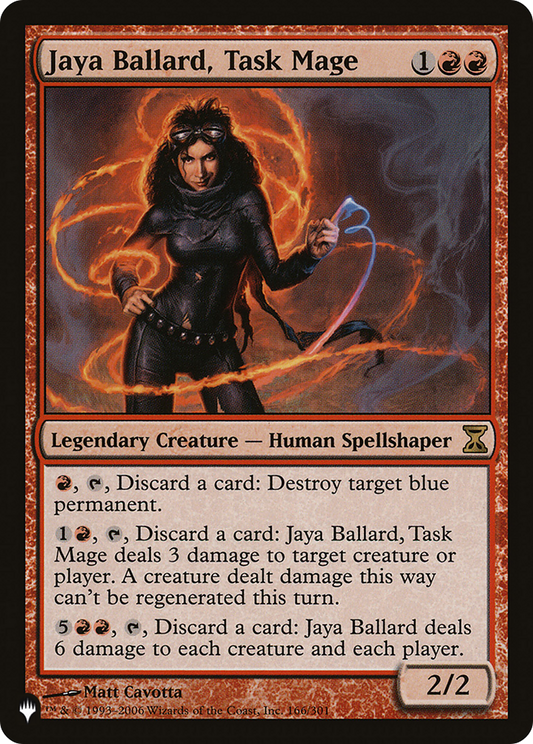 Jaya Ballard, Task Mage (LIST-TSP-166)