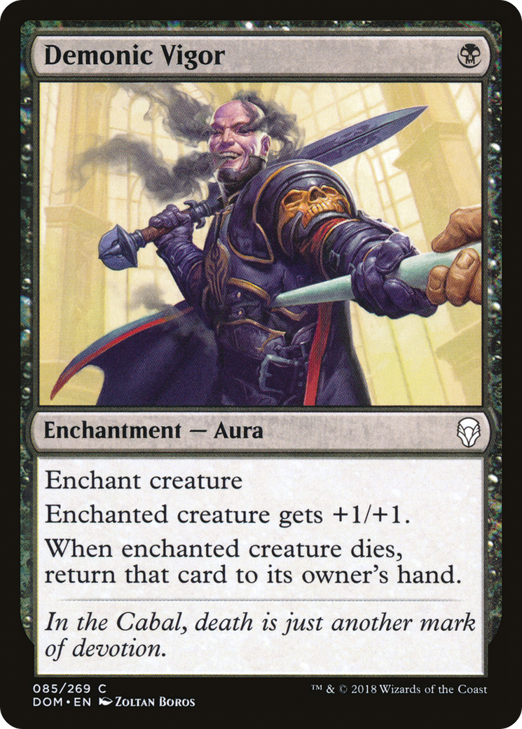 Demonic Vigor (DOM-085) (Foil)