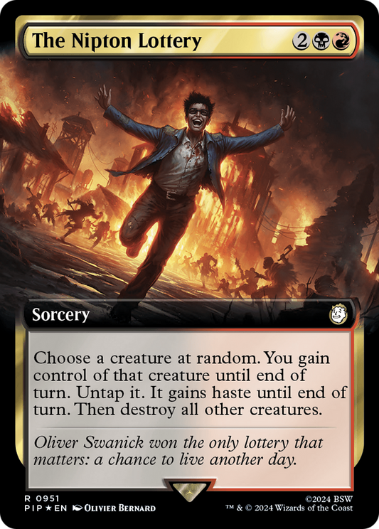 The Nipton Lottery (PIP-951) (Extended Art) (Surge Foil)