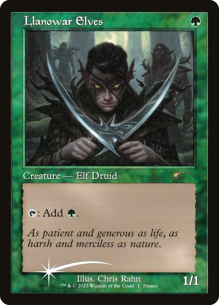 Llanowar Elves (MEDIA-01★) (Foil)
