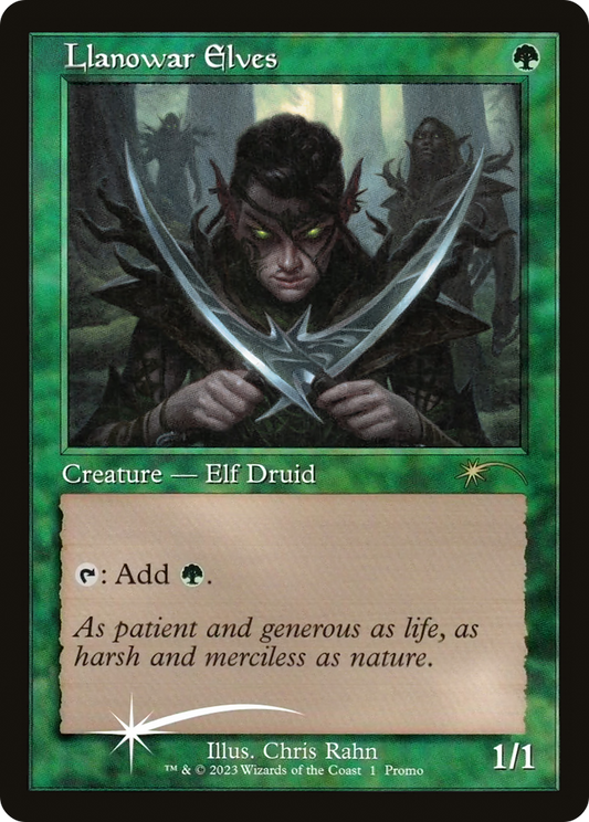 Llanowar Elves (MEDIA-01★) (Foil)