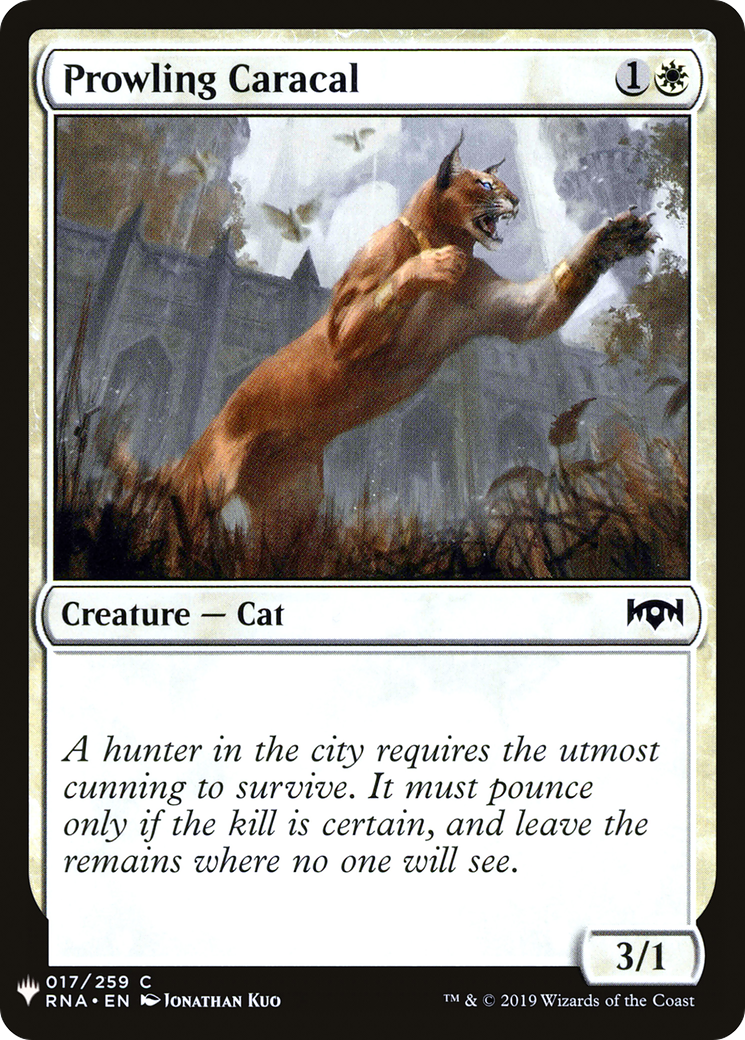Prowling Caracal (LIST-RNA-17)
