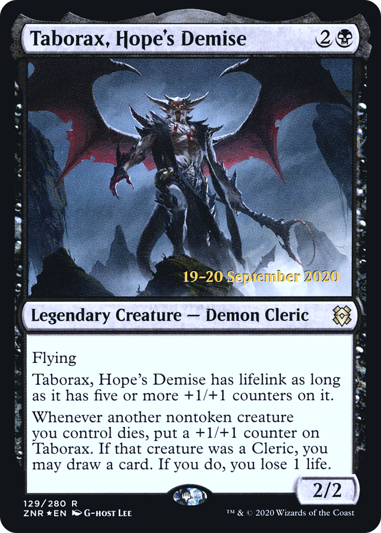Taborax, Hope's Demise (PRE-129S) (Foil)