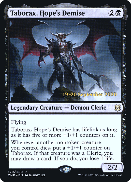 Taborax, Hope's Demise (PRE-129S) (Foil)