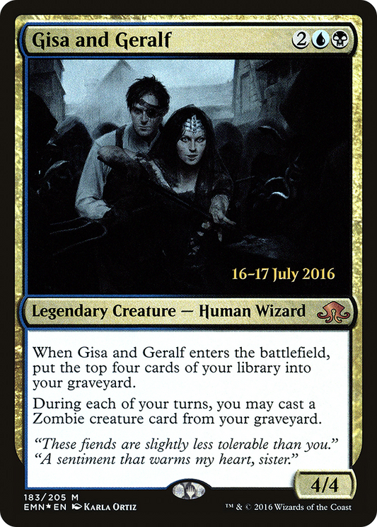 Gisa and Geralf (PRE-183S) (Foil)