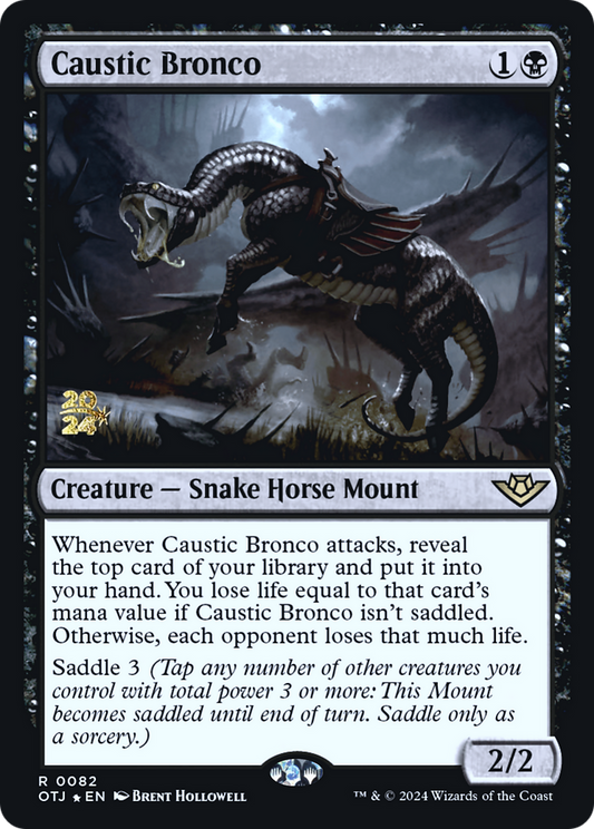 Caustic Bronco (PRE-82S) (Foil)