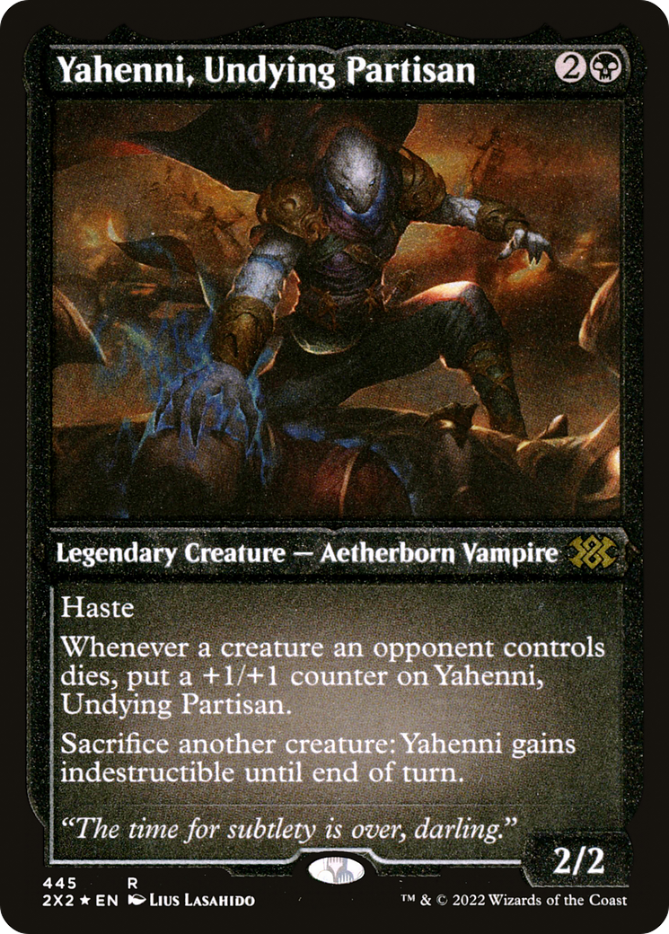 Yahenni, Undying Partisan (2X2-445) (Etched Foil)
