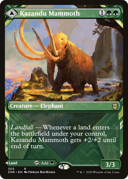 Kazandu Mammoth // Kazandu Valley (ZNR-305) (Showcase)