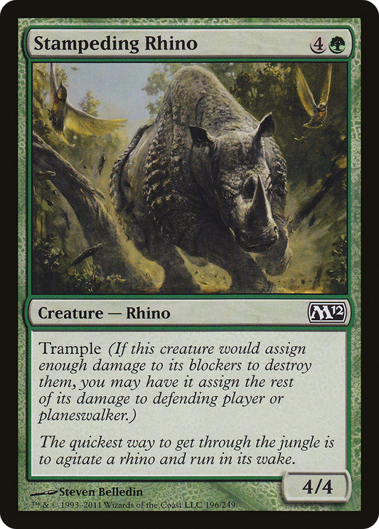 Stampeding Rhino (M12-196)