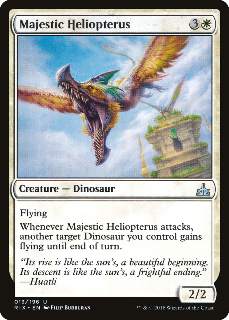 Majestic Heliopterus (RIX-013) (Foil)