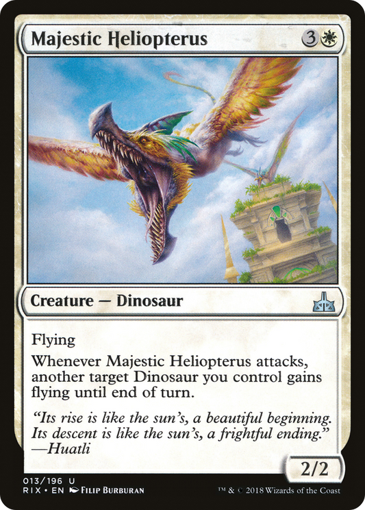 Majestic Heliopterus (RIX-013) (Foil)