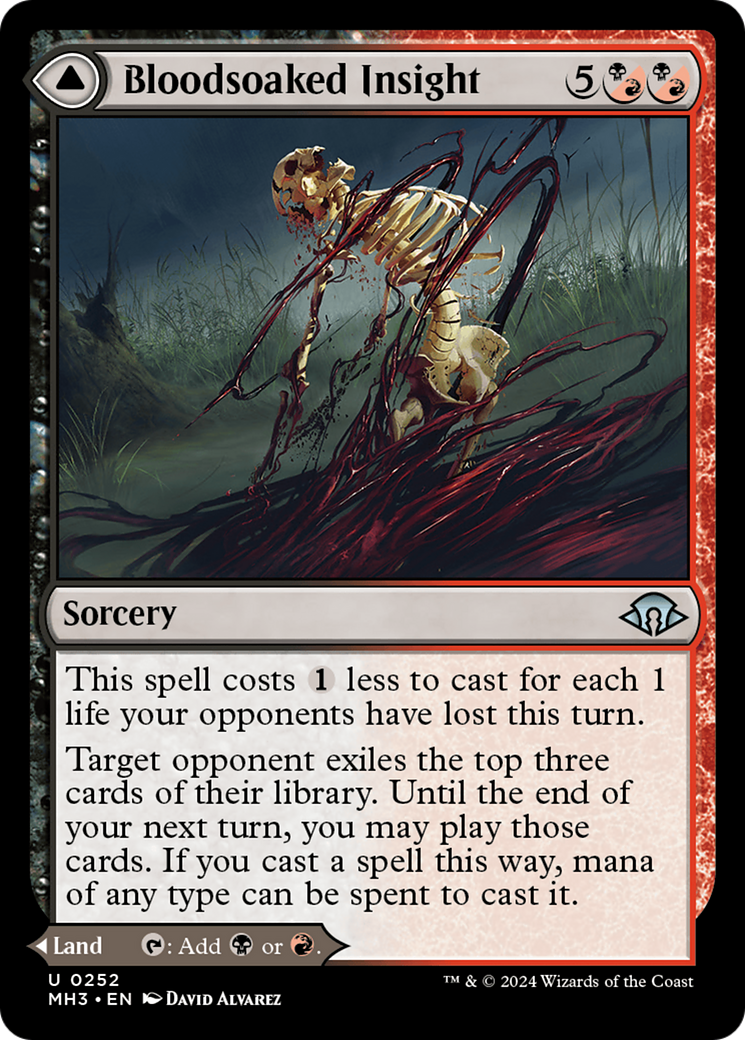 Bloodsoaked Insight // Sanguine Morass (MH3-252)