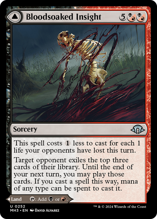 Bloodsoaked Insight // Sanguine Morass (MH3-252)