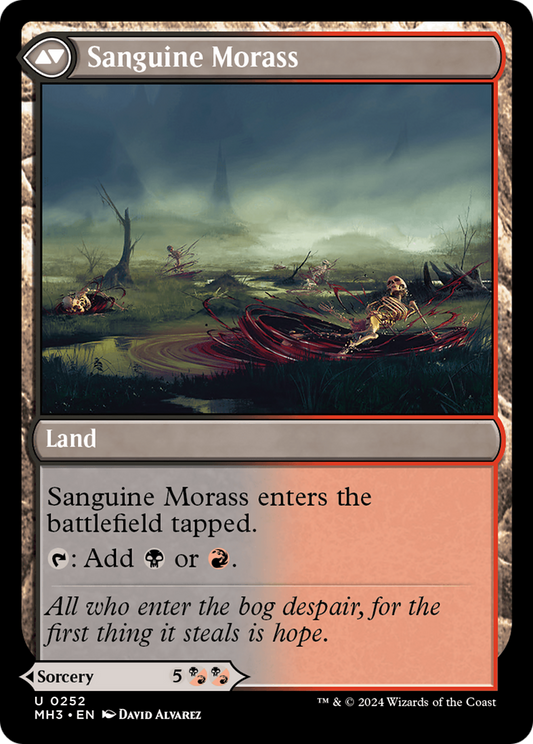 Bloodsoaked Insight // Sanguine Morass (MH3-252) (Foil)