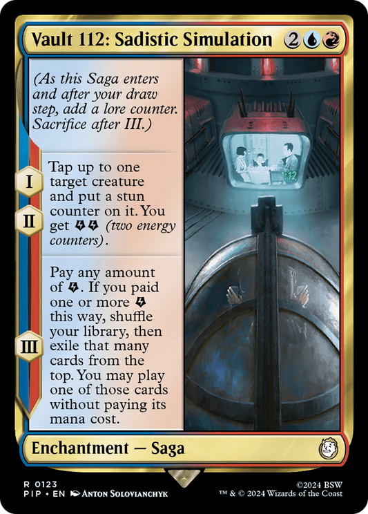 Vault 112: Sadistic Simulation (PIP-123) (Foil)