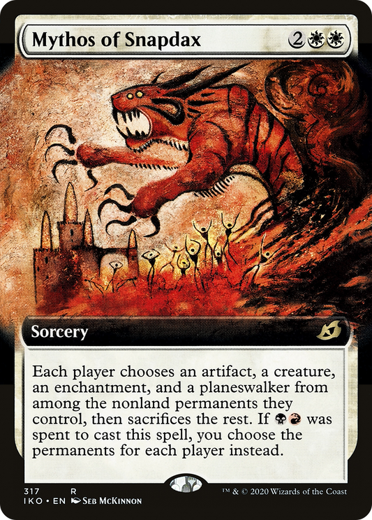 Mythos of Snapdax (IKO-317) (Extended Art) (Foil)