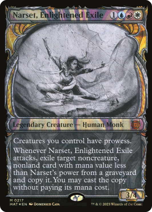 Narset, Enlightened Exile (MAT-217) (Showcase) (Halo) (Foil)