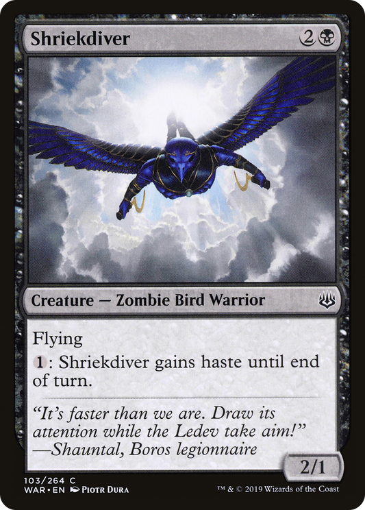 Shriekdiver (WAR-103) (Foil)
