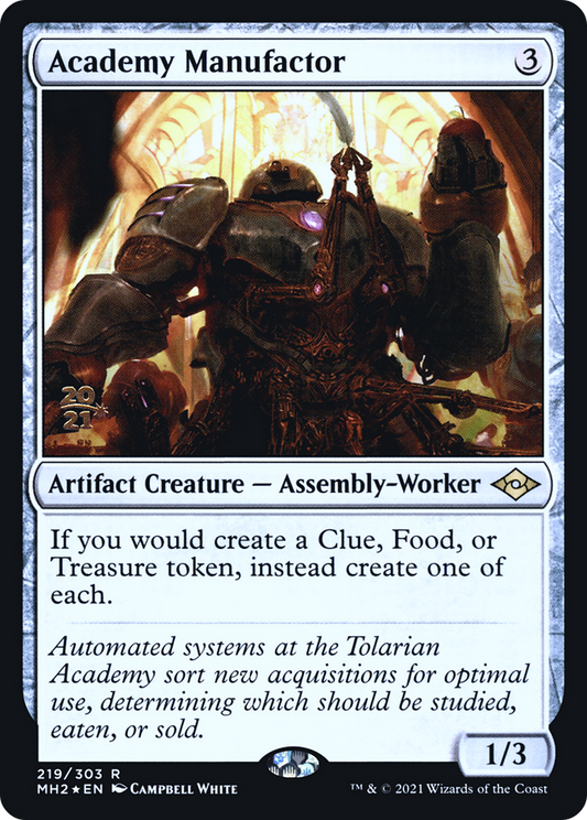 Academy Manufactor (PRE-219S) (Foil)