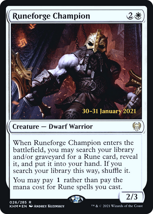 Runeforge Champion (PRE-26S) (Foil)