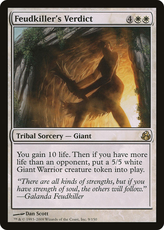 Feudkiller's Verdict (MOR-009) (Foil)