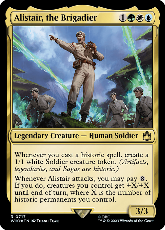 Alistair, the Brigadier (WHO-717) (Surge Foil)