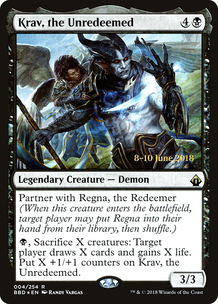 Krav, the Unredeemed (LARP-04S) (Foil)