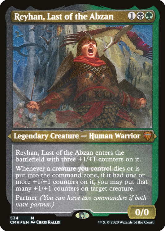 Reyhan, Last of the Abzan (CMR-534) (Etched Foil)