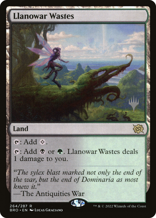 Llanowar Wastes (PPBRO-264P) (Foil)