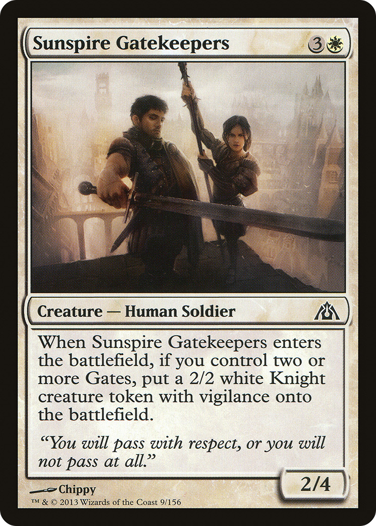 Sunspire Gatekeepers (DGM-009) (Foil)