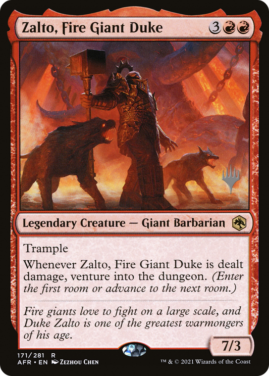 Zalto, Fire Giant Duke (PPAFR-171P) (Foil)