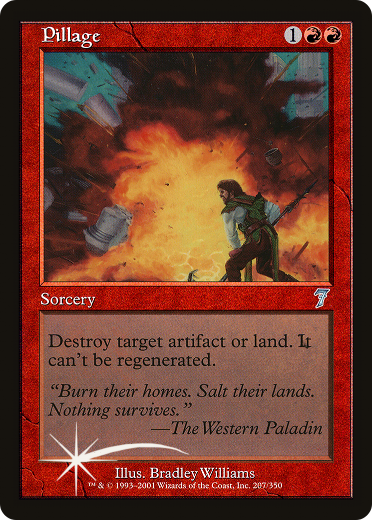 Pillage (7ED-207★) (Foil)