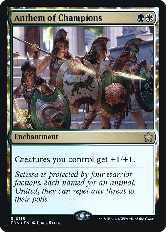 Anthem of Champions (PRE-116S) (Foil)