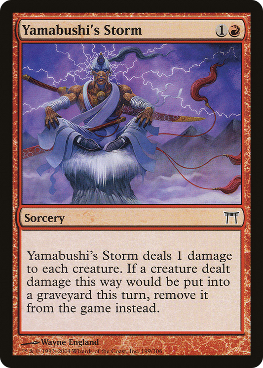 Yamabushi's Storm (CHK-199) (Foil)