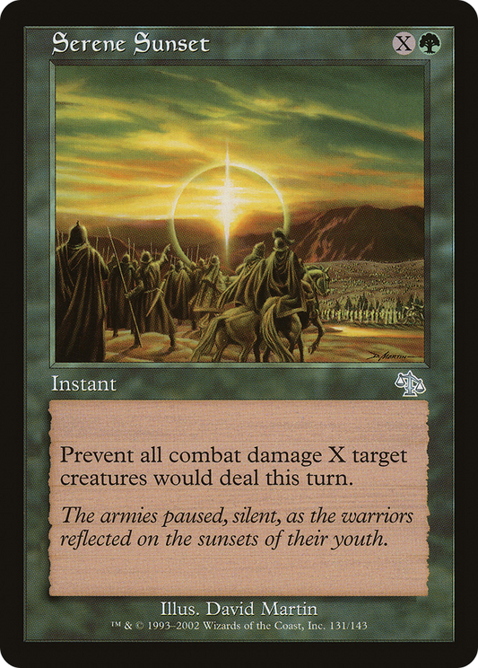 Serene Sunset (JUD-131) (Foil)