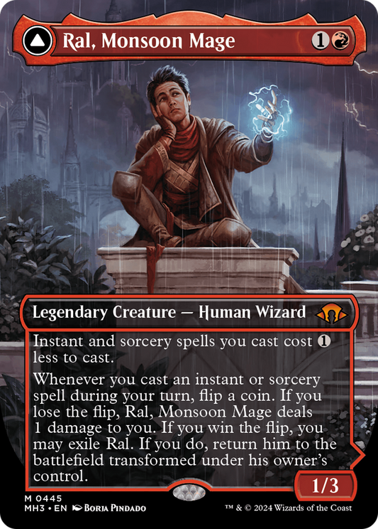 Ral, Monsoon Mage // Ral, Leyline Prodigy (MH3-445) (Borderless)