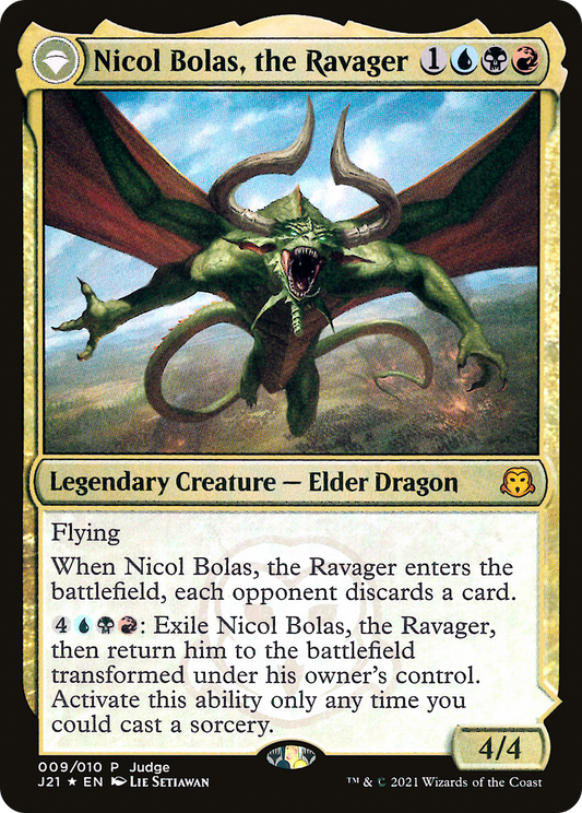 Nicol Bolas, the Ravager // Nicol Bolas, the Arisen (JDG-009) (Foil)