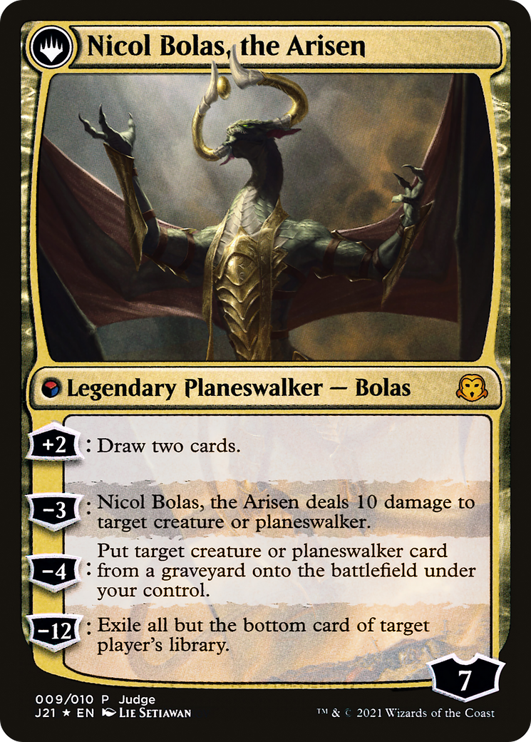 Nicol Bolas, the Ravager // Nicol Bolas, the Arisen (JDG-009) (Foil)