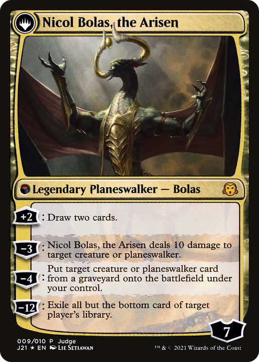 Nicol Bolas, the Ravager // Nicol Bolas, the Arisen (JDG-009) (Foil)